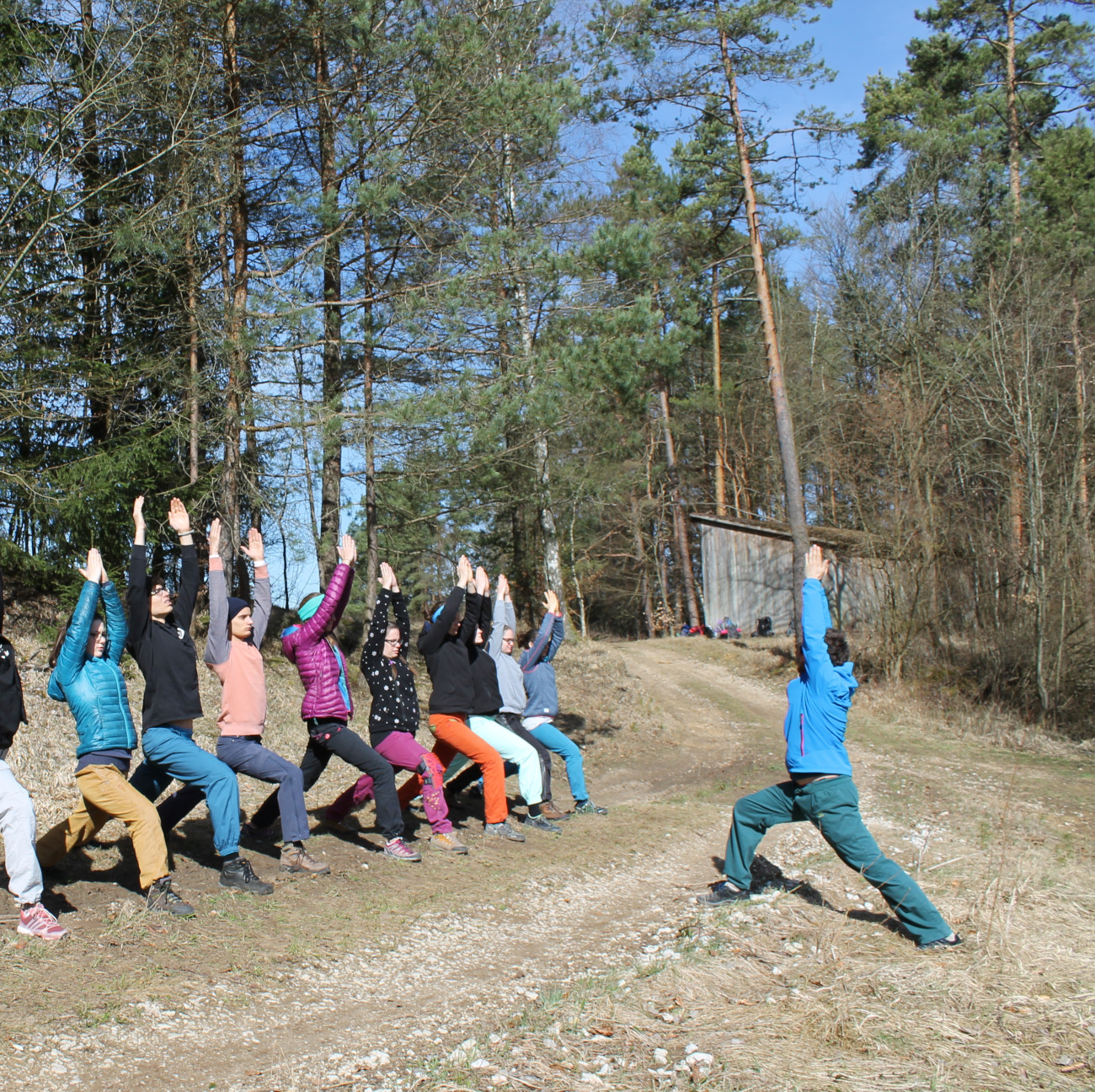 Klettern und Yoga