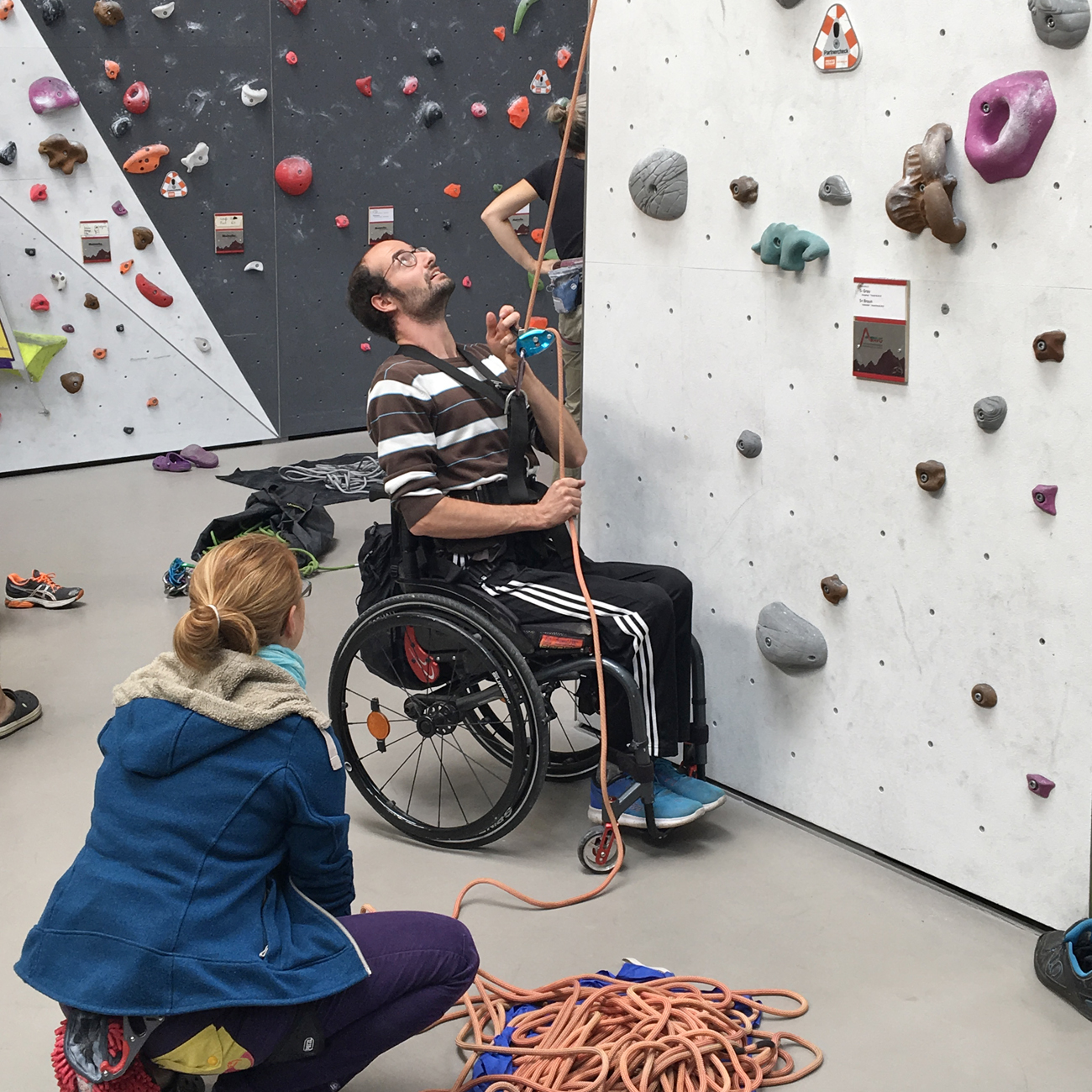 Klettern mit Handicap