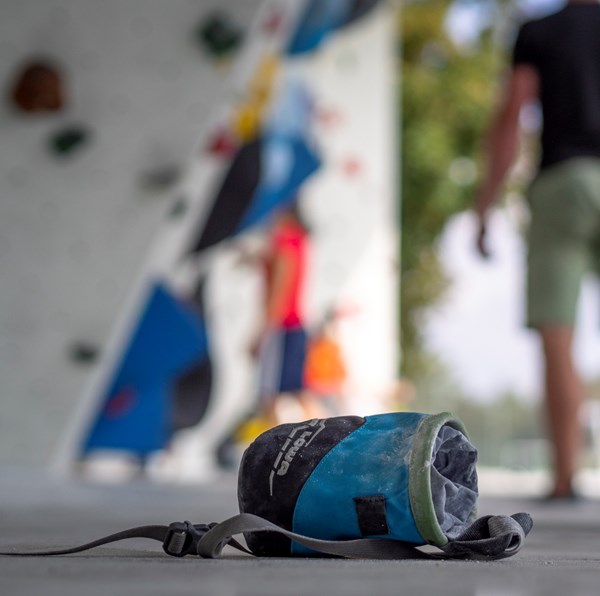 Sicher Bouldern in der Halle