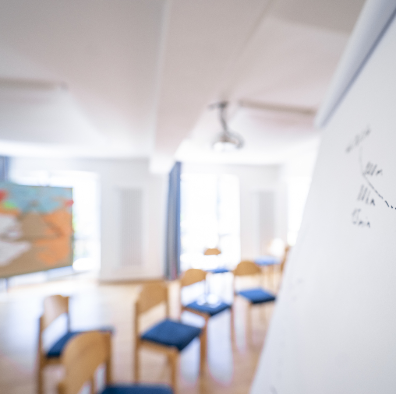 Nahaufnahme von einem Flipchart