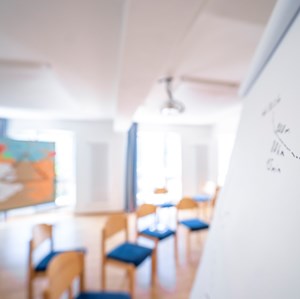 Nahaufnahme von einem Flipchart