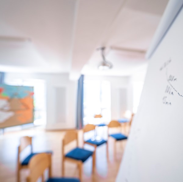 Nahaufnahme von einem Flipchart
